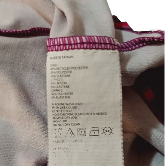 PRANA Built-in Bra Athletic Sporty Dress Medium Empire Waist Artsy Print Stretch - Picture 6 of 8